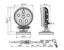 LED ADJUSTABLE WORKLAMP Magnet base -- 10/30V, 18 WATT, 100MM/CABLE + PLUG  - COBO USA -1014843