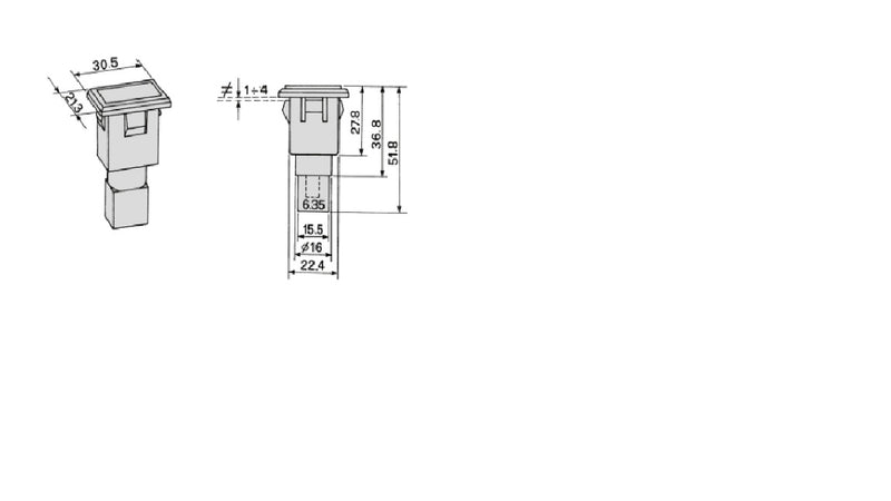 Warning Light 12V 09.268.000.03 p/n 1019392