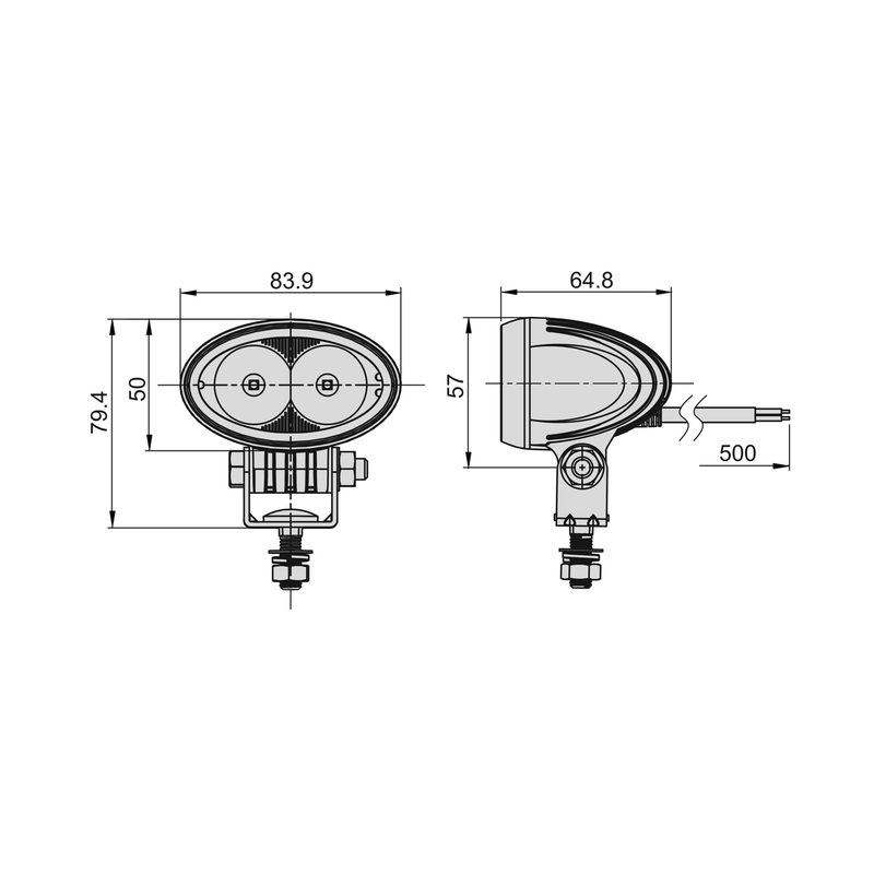 LED Work Lamp 10V-30V - AV.05.0047.01 - COBO USA