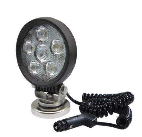 LED ADJUSTABLE WORKLAMP 10/30V, 18 WATT, 100MM/CABLE + PLUG
