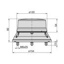 LED FLASHING BEACON - AMBER, HOMOLOGATED p/n 1031320  - COBO USA
