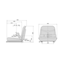 SEAT COBO FAUX LEATHER SEAT p/n 1077394  - COBO USA